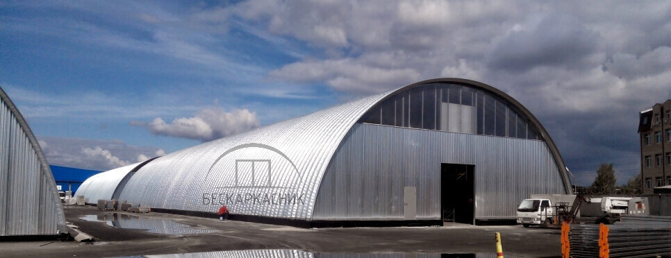 Ангары для ремонта и хранения техники  в Московской области